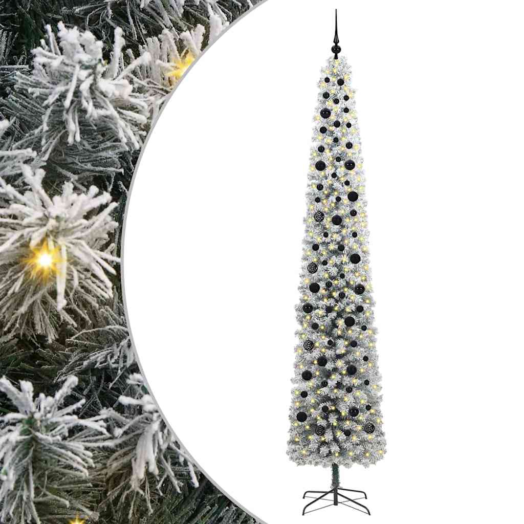 Artificial Christmas Tree with 300 LEDs with Stand Green 270 cm