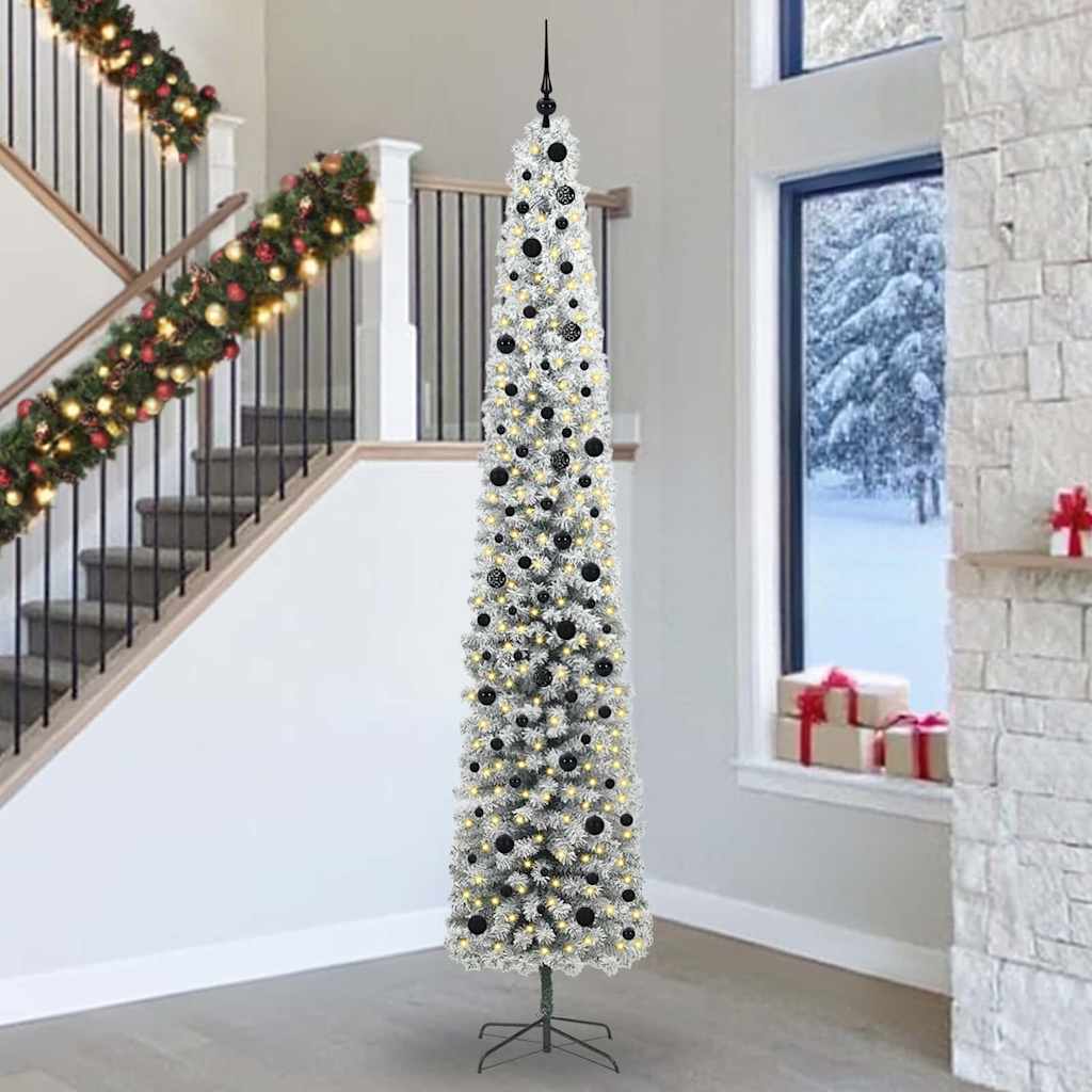 Artificial Christmas Tree with 300 LEDs with Stand Green 300 cm