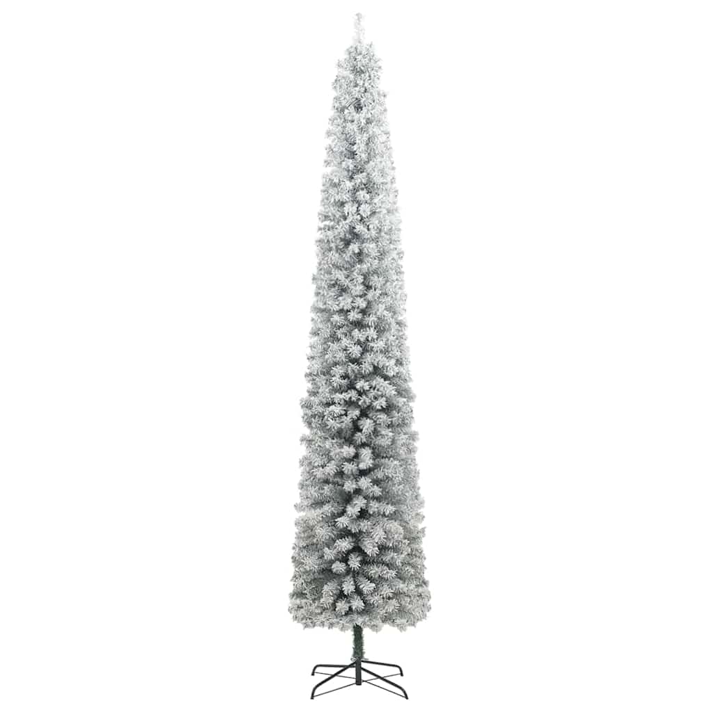 Artificial Christmas Tree Green and White 300 cm