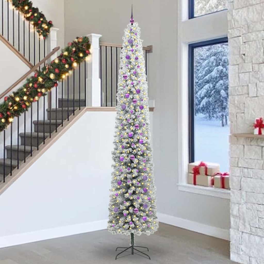 Artificial Christmas Tree with 300 LEDs with Stand Green 300 cm