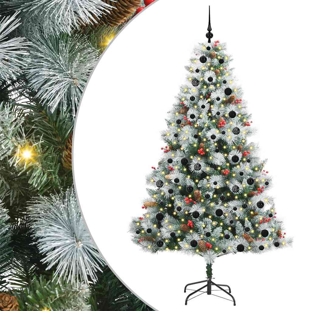 Artificial Christmas Tree Green and white 210 cm