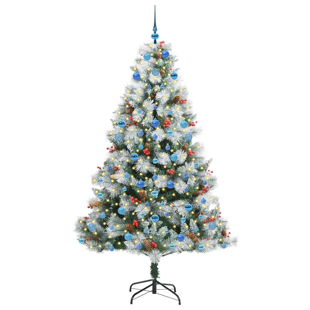 Artificial Christmas Tree Green and white 210 cm