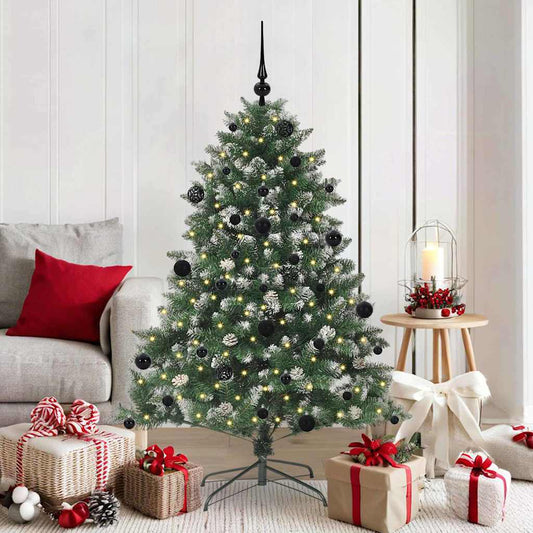 Artificial Christmas Tree with 150 LEDs with Stand Green 150 cm