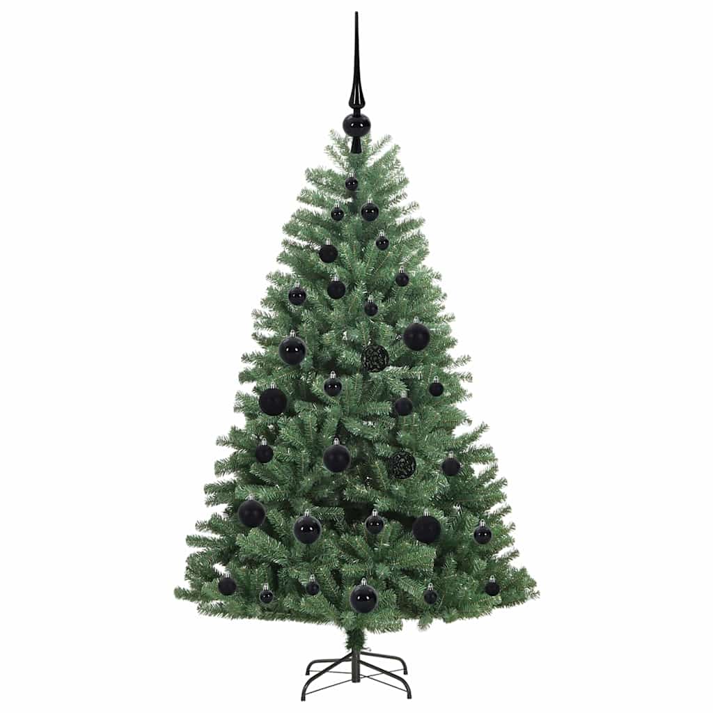Artificial Hinged Christmas Tree Green 120 cm PVC and Metal
