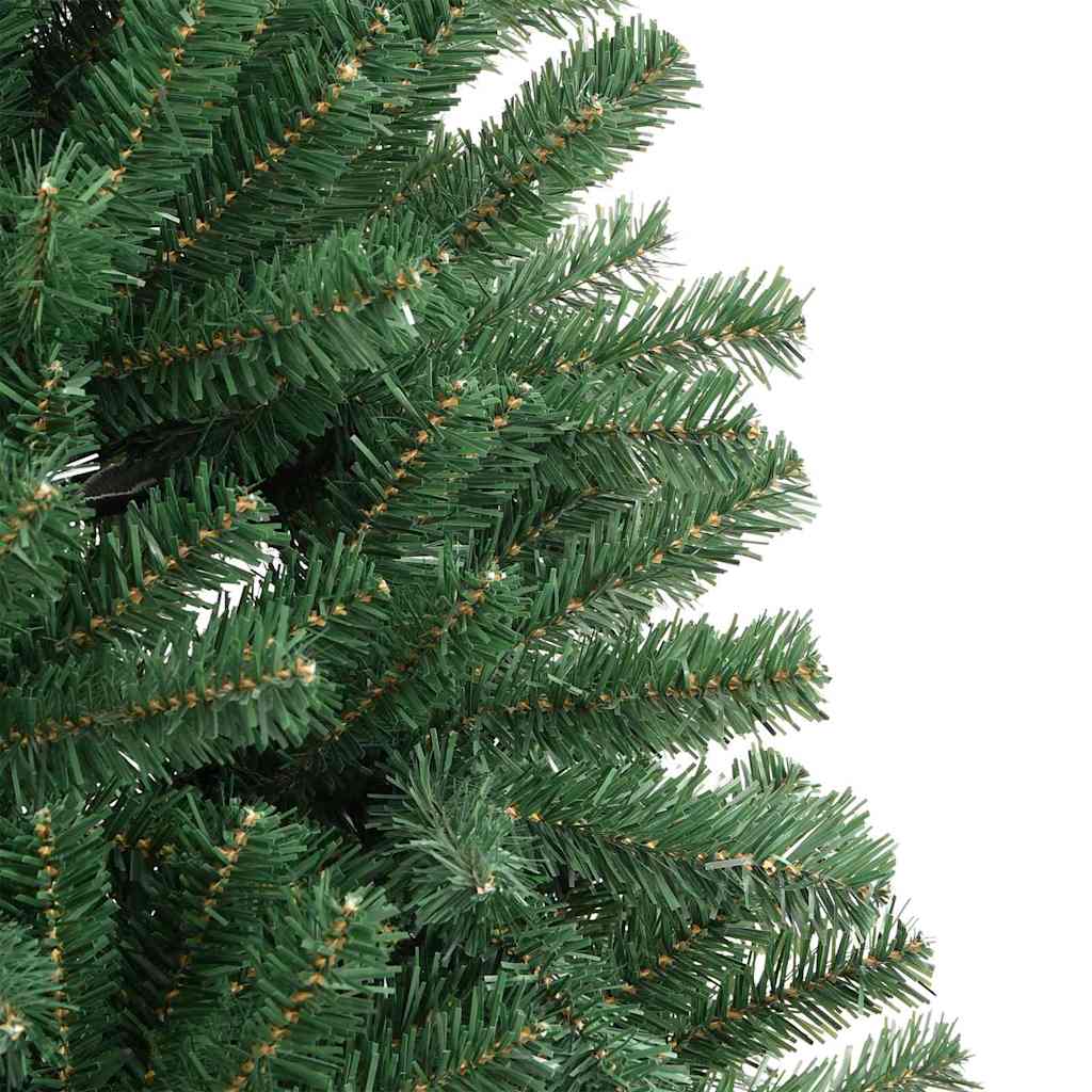 Artificial Hinged Christmas Tree Green 150 cm PVC and Metal