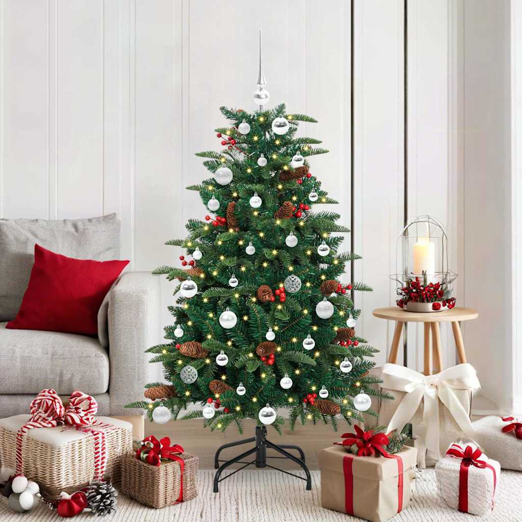 Artificial Christmas Tree with 150 LEDs with Stand Green 150 cm
