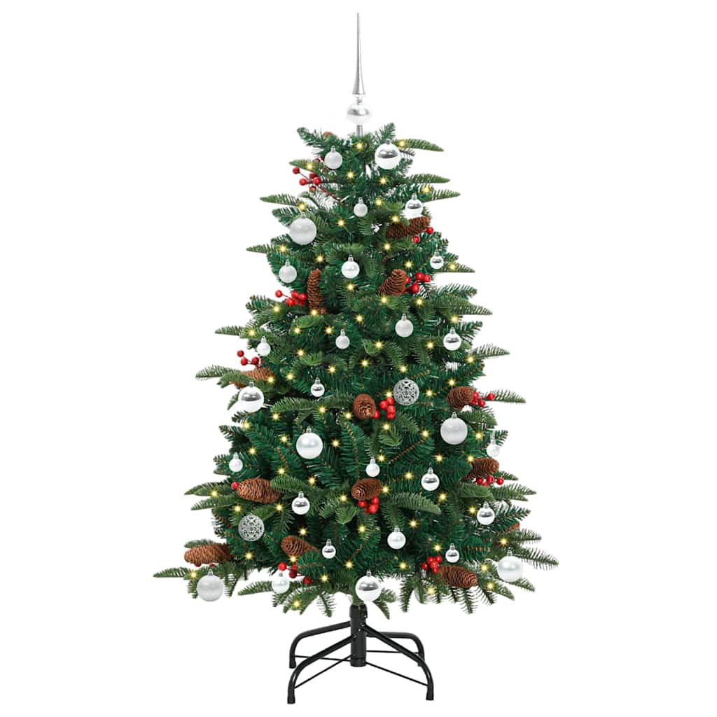 Artificial Christmas Tree with 150 LEDs with Stand Green 150 cm
