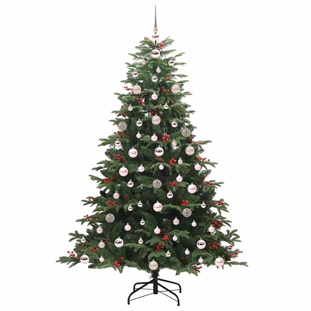 Artificial Christmas Tree with 300 LEDs with Stand Green 180 cm