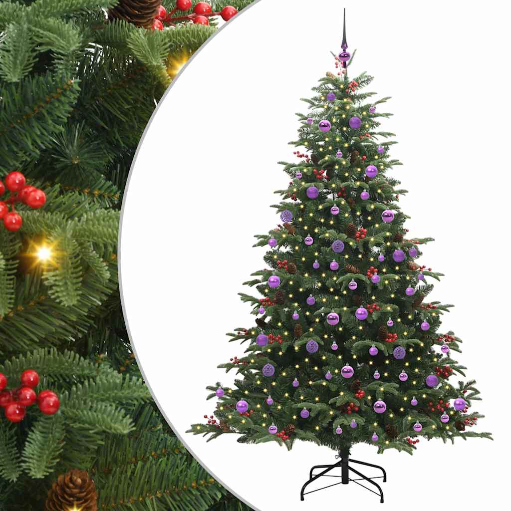 Artificial Christmas Tree with 300 LEDs Green 210 cm