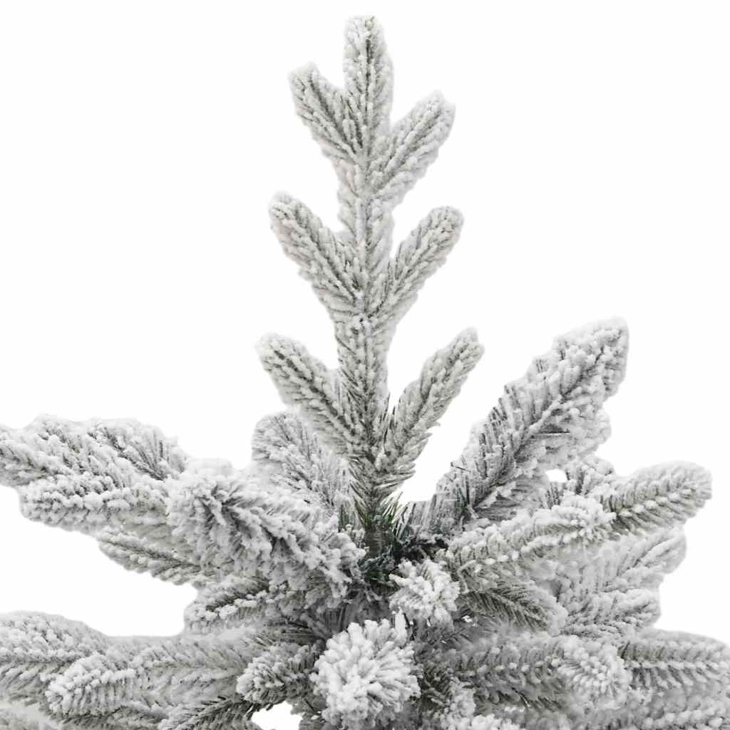 Artificial Hinged Christmas Tree White 150 cm PE and PVC