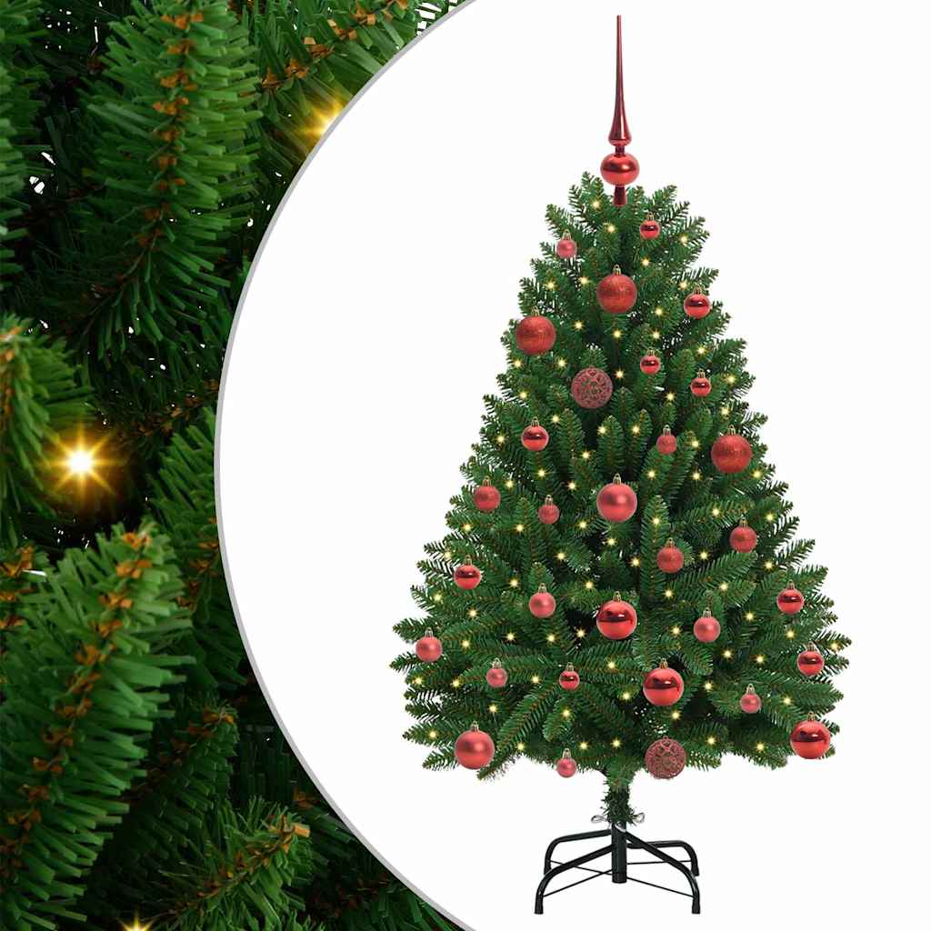 Artificial Christmas Tree Green 120 cm PVC and Metal