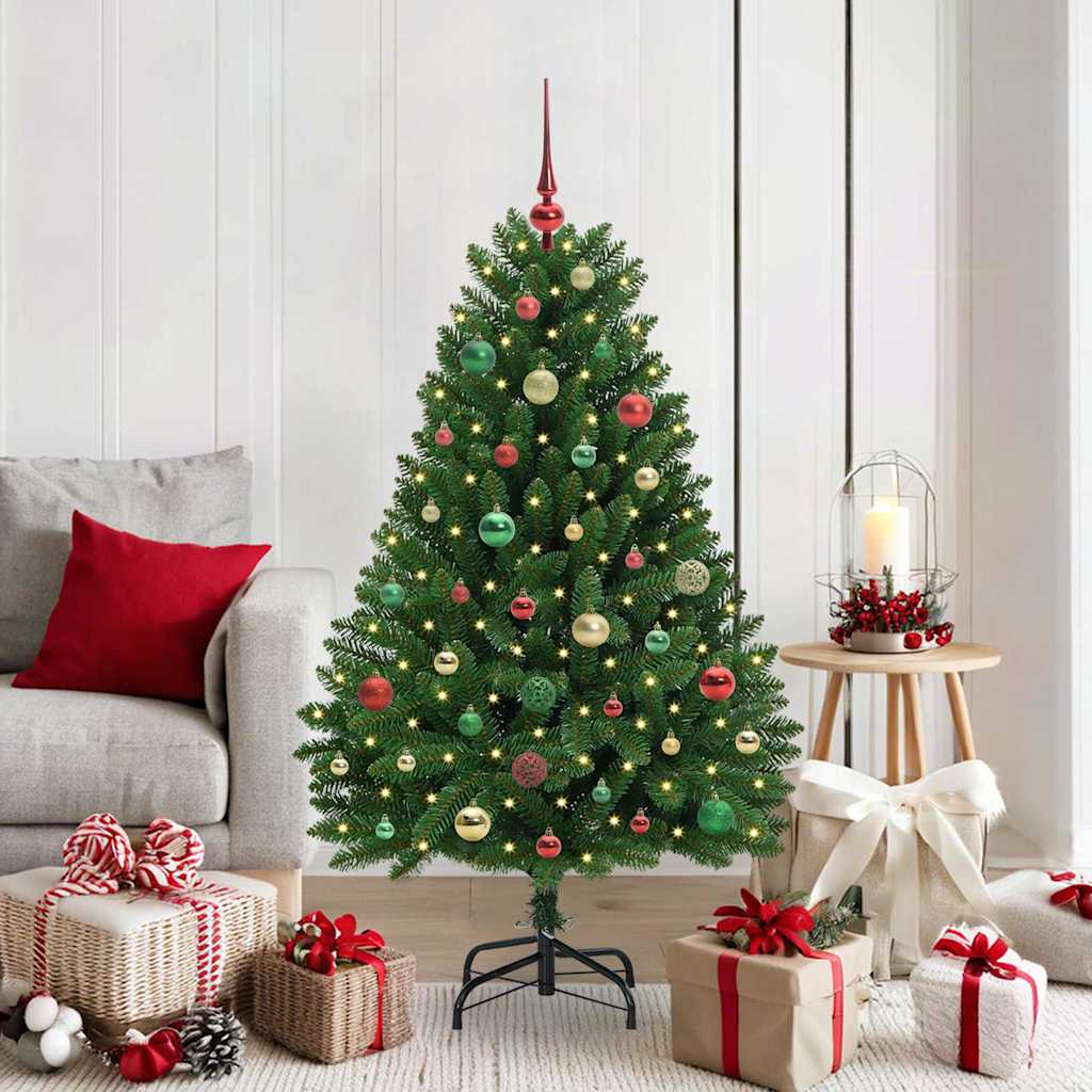 Artificial Christmas Tree Green 150 cm PVC and Metal