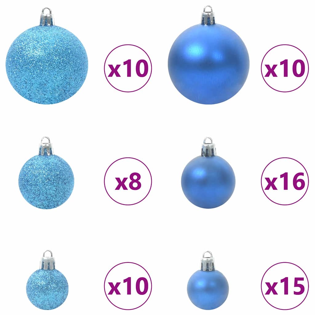 Artificial Christmas Tree Green 210 cm PVC and Metal