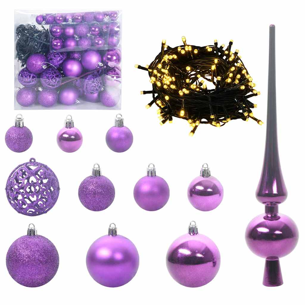 Artificial Christmas Tree Green 240 cm PVC and Metal