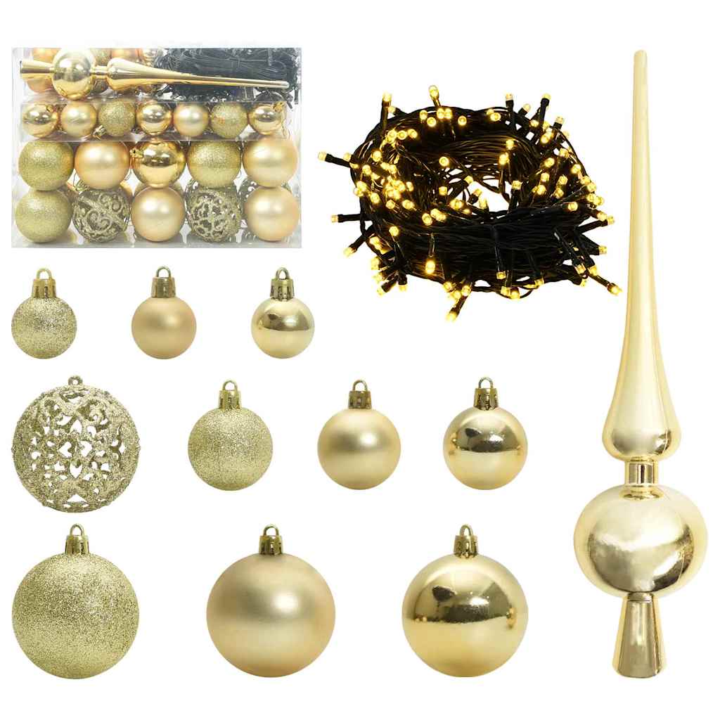 Artificial Christmas Tree Green and White 120 cm PVC and Metal