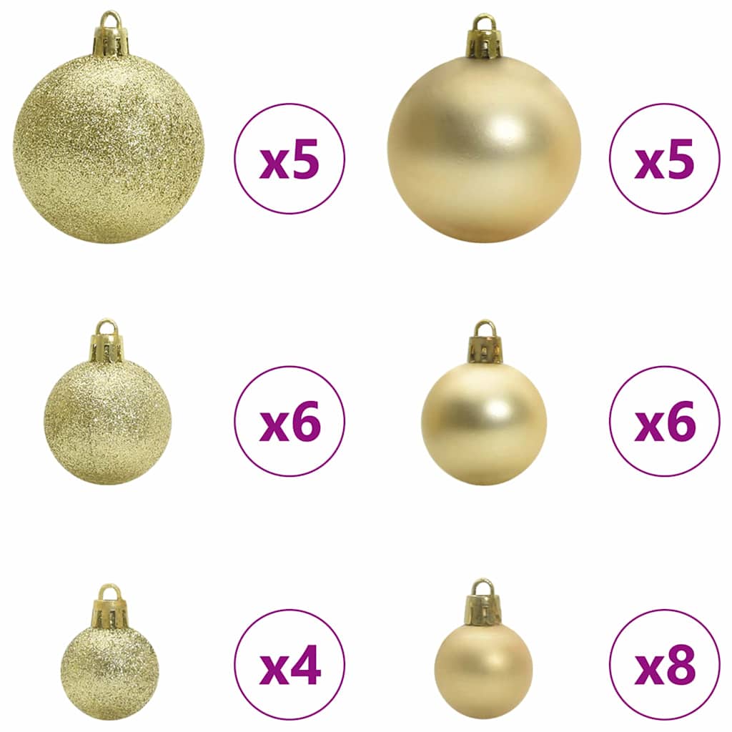 Artificial Christmas Tree Green and White 120 cm PVC and Metal