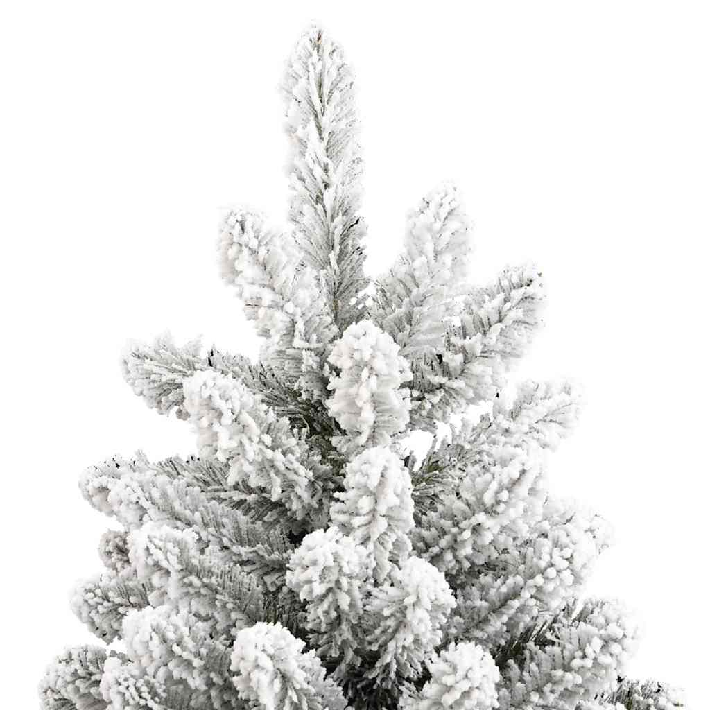 Artificial Christmas Tree Green and White 300 cm PVC and Metal