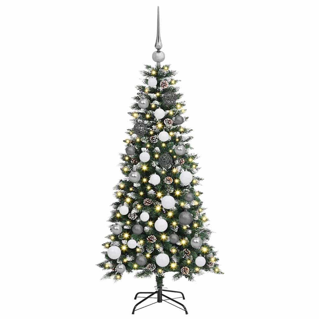 vidaXL Artificial Christmas Tree Green 120 cm PVC