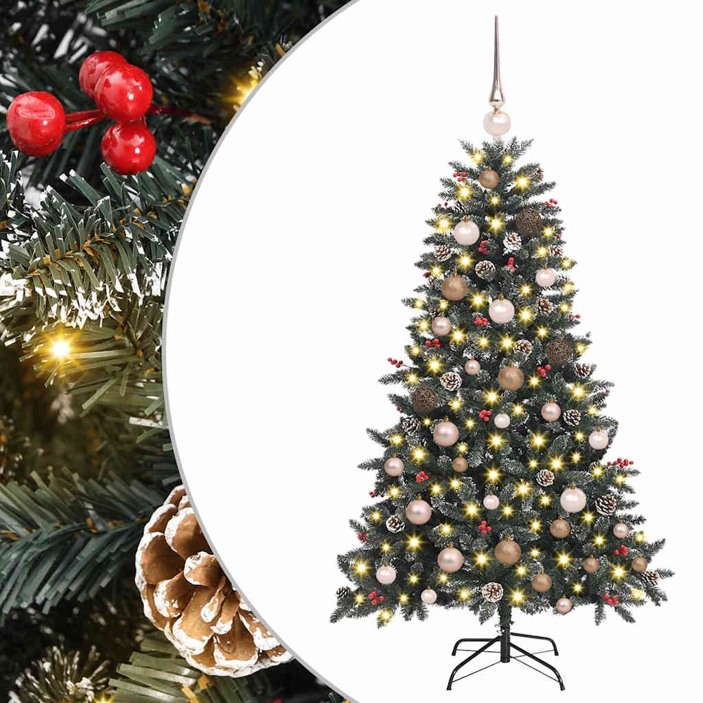 Artificial Christmas Tree with 150 LEDs with Stand Green 150 cm