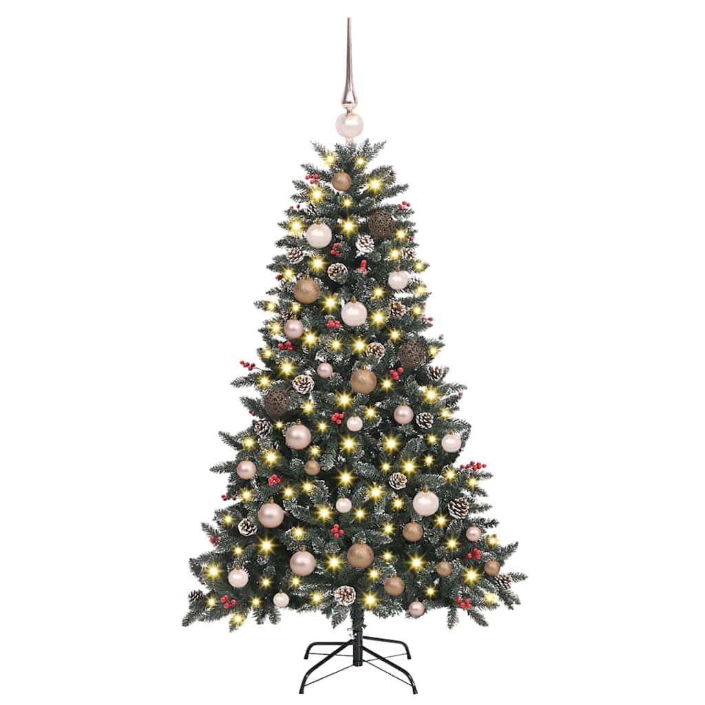 Artificial Christmas Tree with 150 LEDs with Stand Green 150 cm