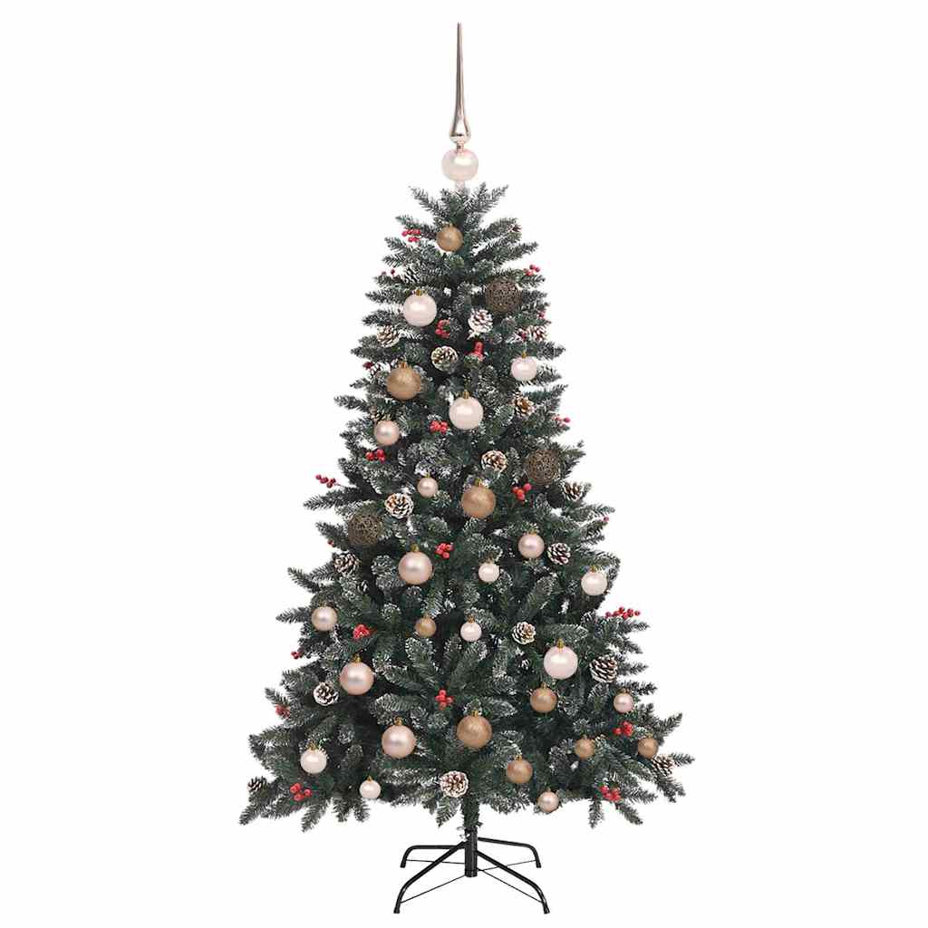 Artificial Christmas Tree with 150 LEDs with Stand Green 150 cm