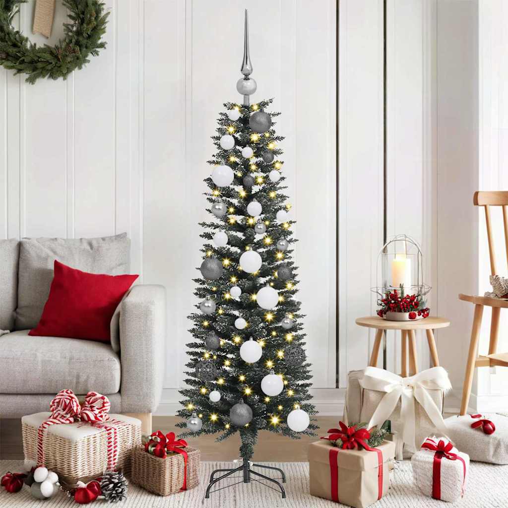 vidaXL Artificial Christmas Tree Green 120 cm PVC