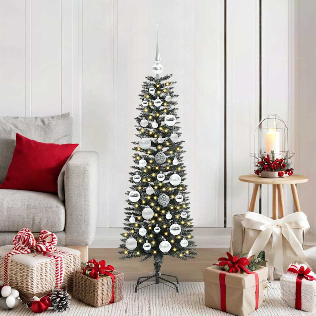 Artificial Christmas Tree with 150 LEDs with Stand Green 120 cm