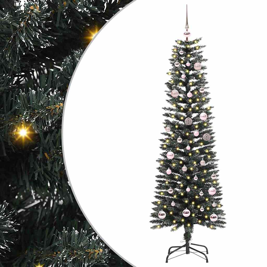 Artificial Christmas Tree with 150 LEDs with Stand Green 150 cm