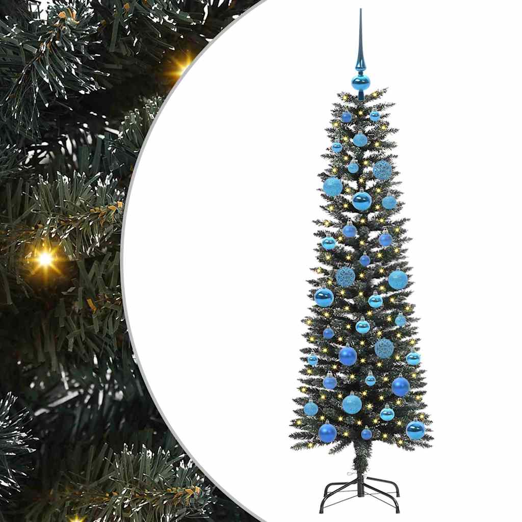 Artificial Christmas Tree with 150 LEDs with Stand Green 150 cm