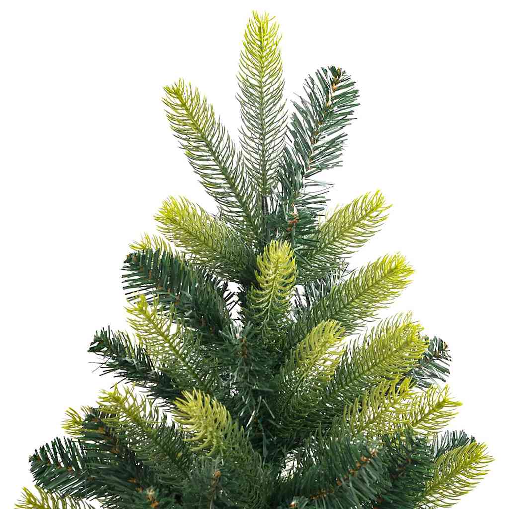 Artificial Hinged Christmas Tree 300 LEDs Green 210 cm