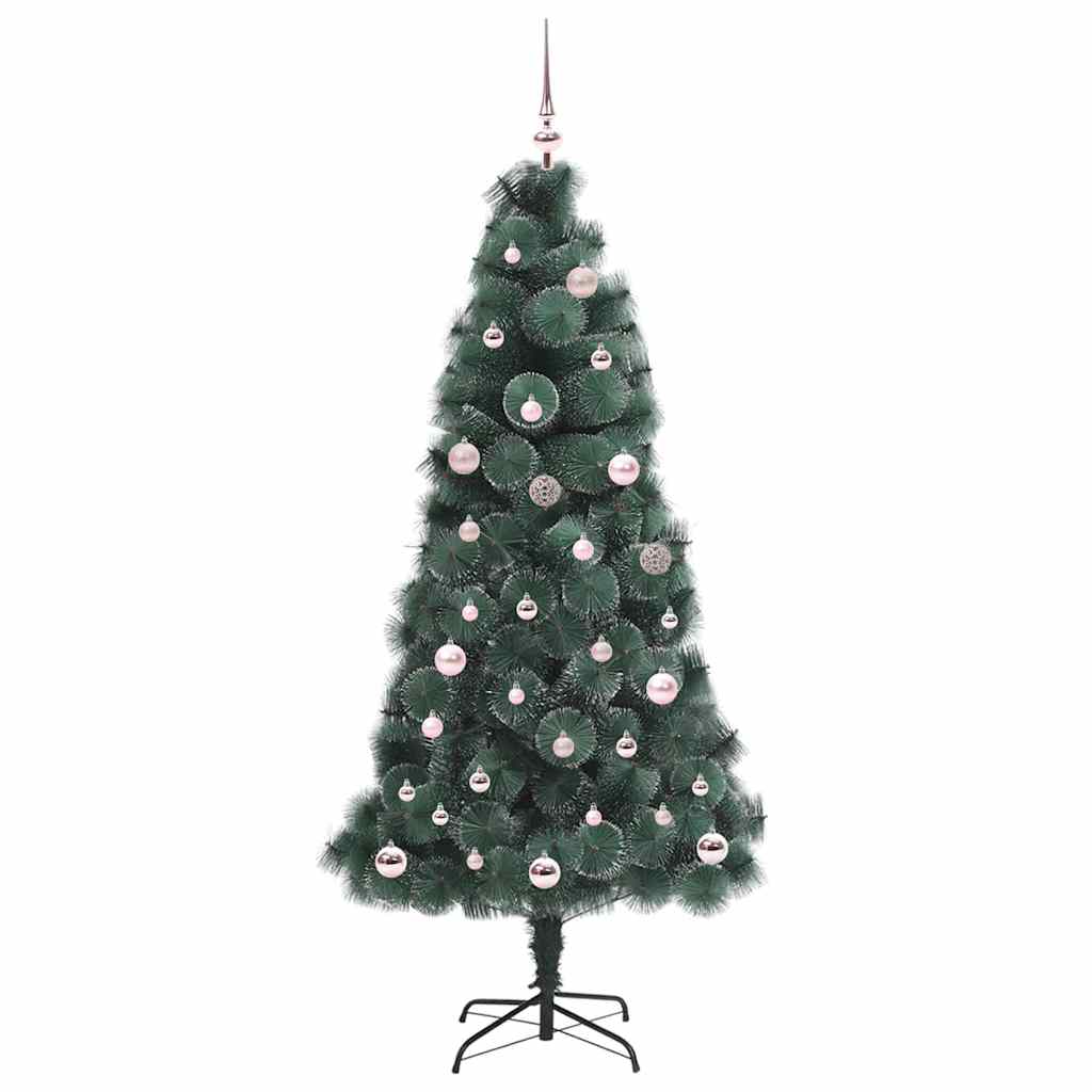 Artificial Pre-lit Christmas Tree with Ball Set Green 150 cm