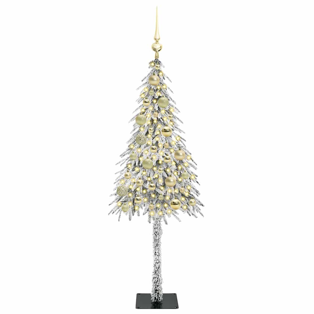 Christmas Tree with 150 LEDs White 120 cm PE and Steel
