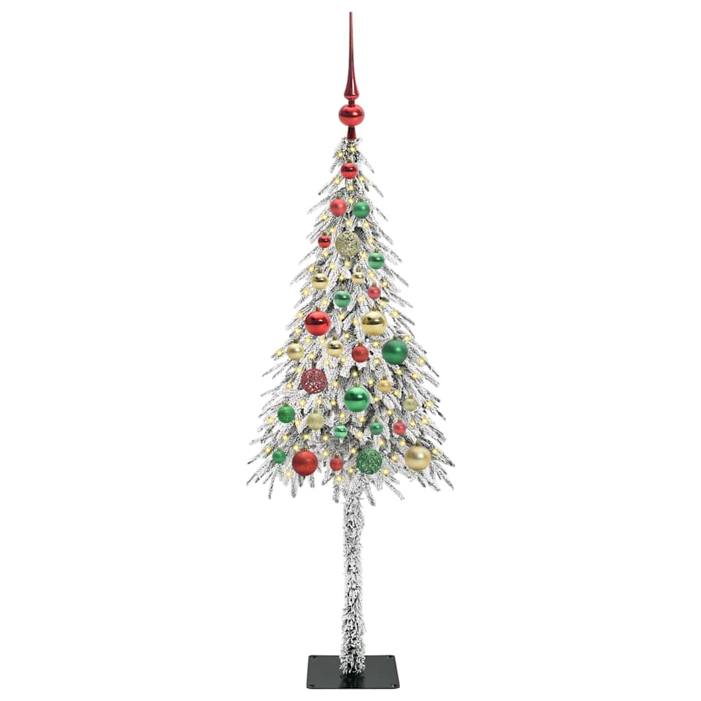 Christmas Tree with 150 LEDs White 120 cm PE and Steel