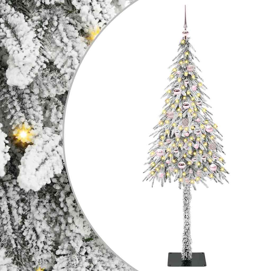 Christmas Tree with 150 LEDs White 150 cm PE and Steel