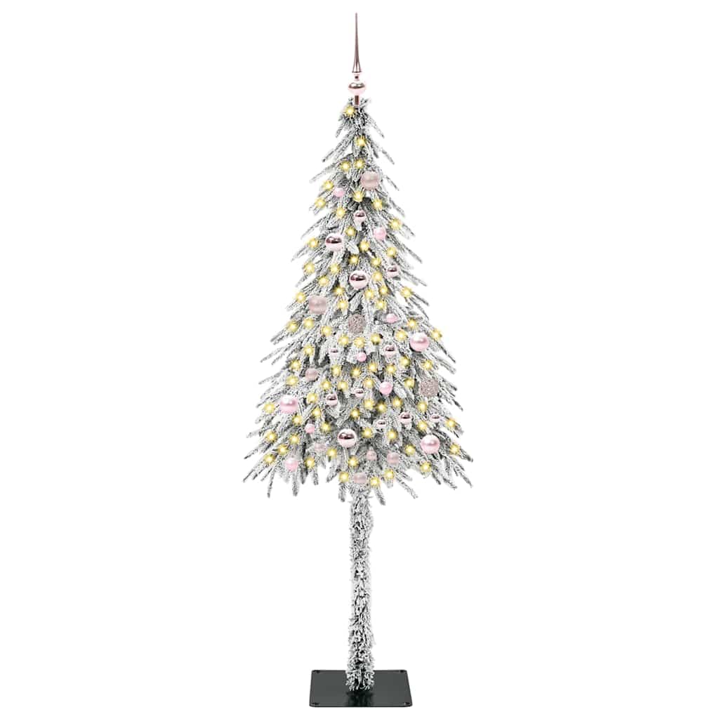 Christmas Tree with 150 LEDs White 150 cm PE and Steel