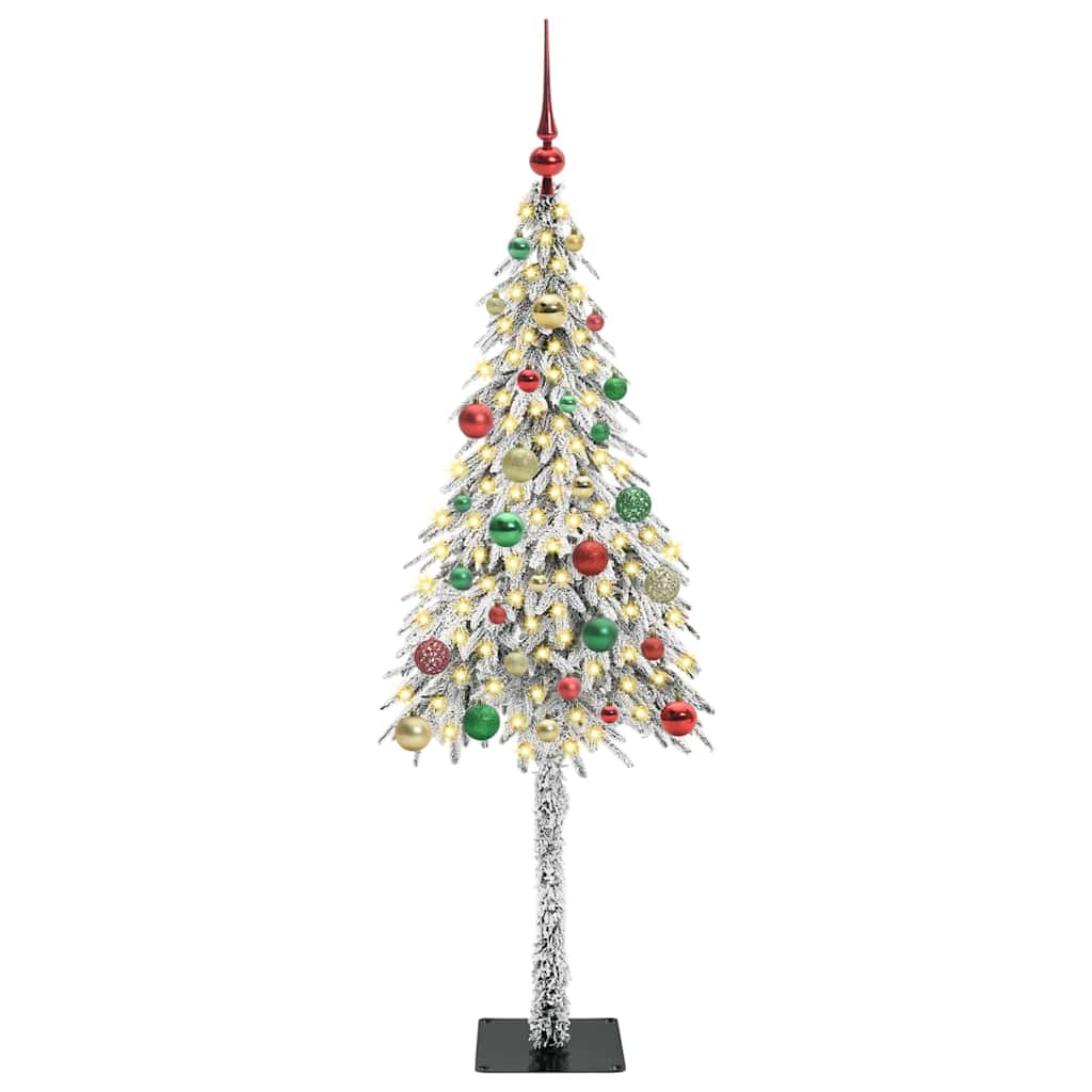 Christmas Tree with 150 LEDs White 150 cm PE and Steel