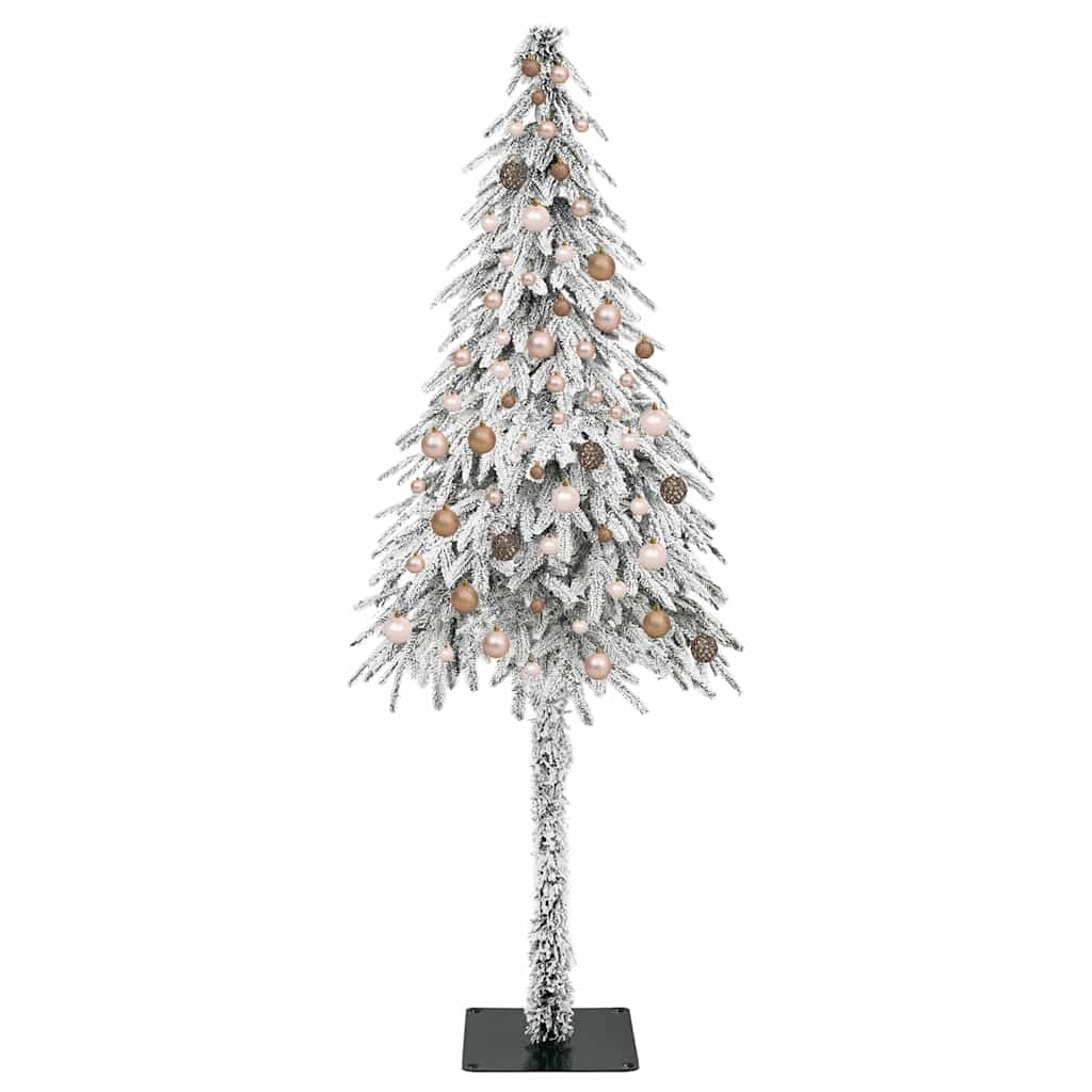 Christmas Tree with 300 LEDs White 210 cm PE and Steel