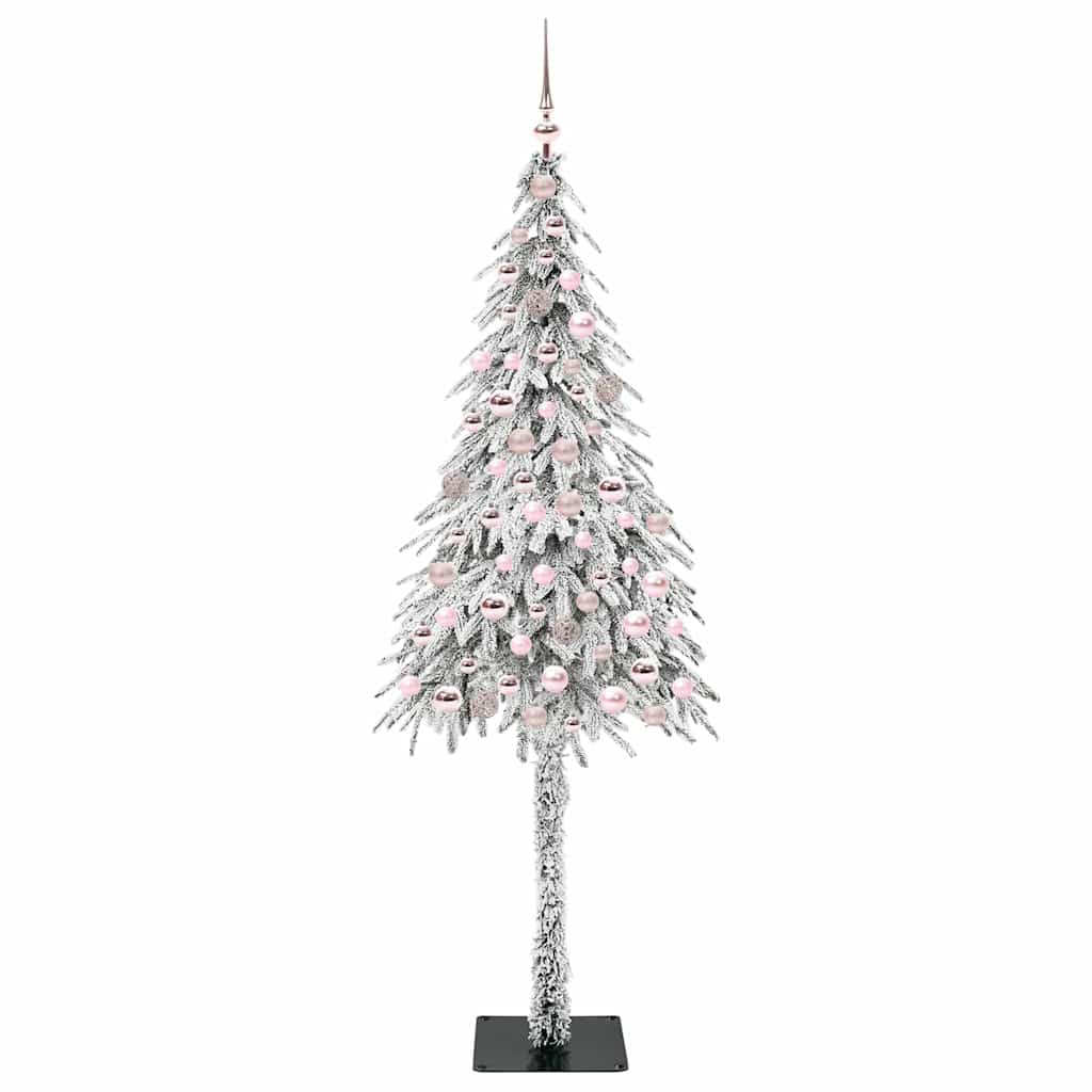 Christmas Tree with 300 LEDs White 210 cm PE and Steel