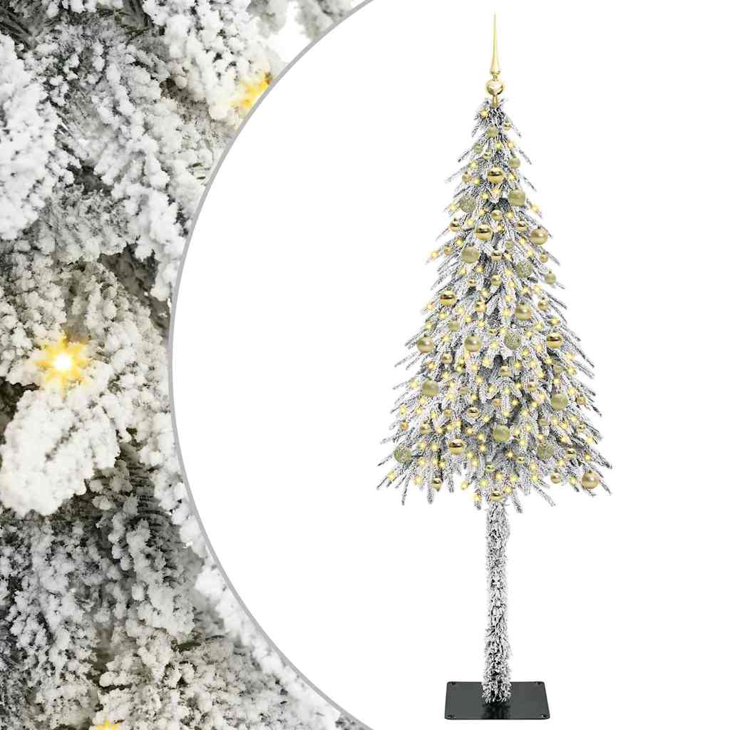 Christmas Tree White 210 cm PE and Steel