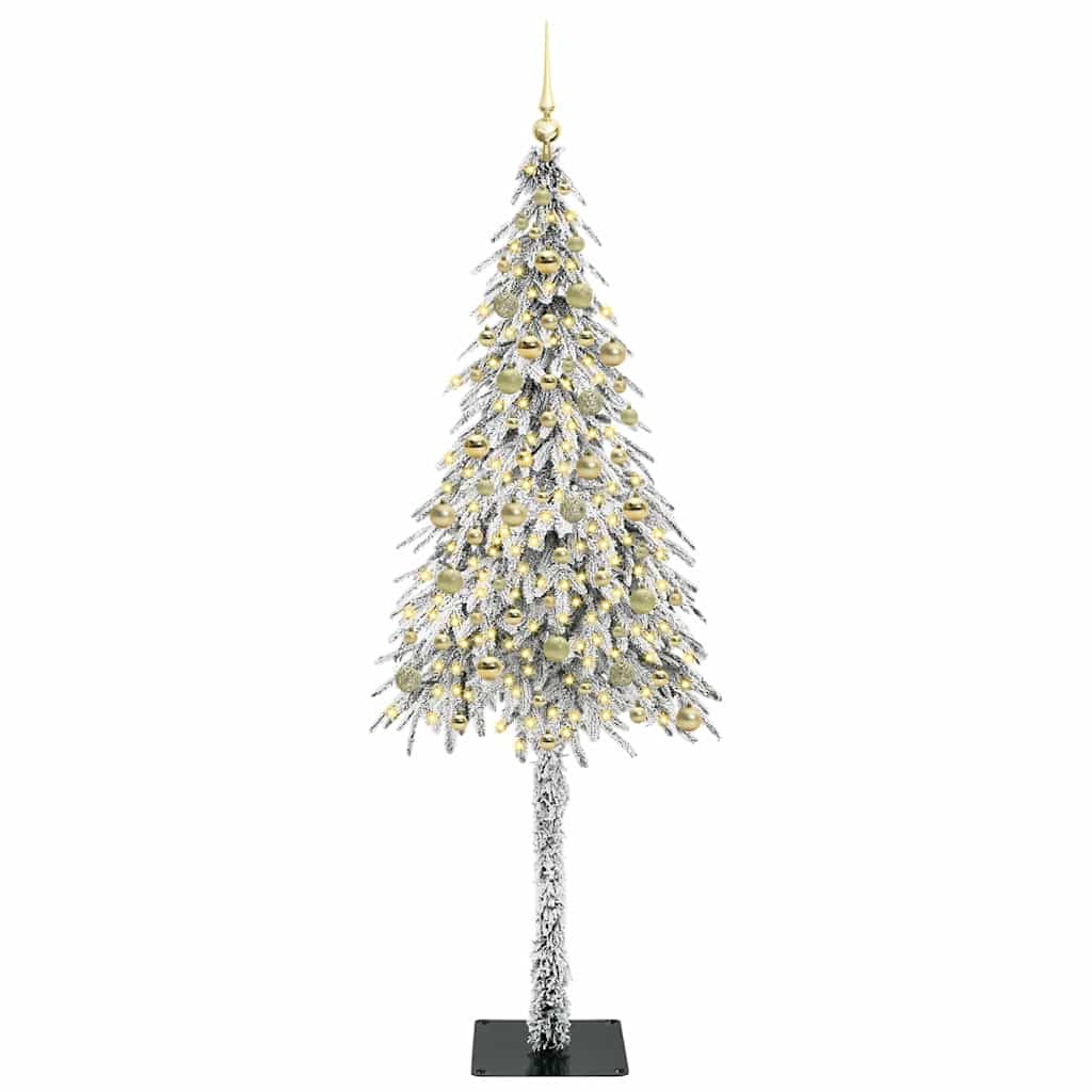 Christmas Tree White 210 cm PE and Steel