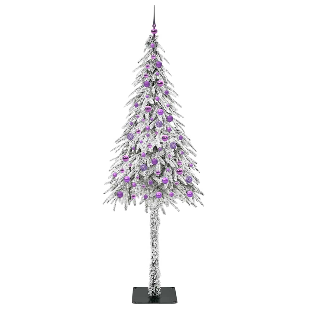 Christmas Tree with 300 LEDs White 210 cm PE and Steel