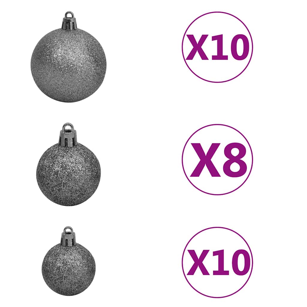 Artificial Christmas Tree with 300 LEDs with Stand Green 180 cm