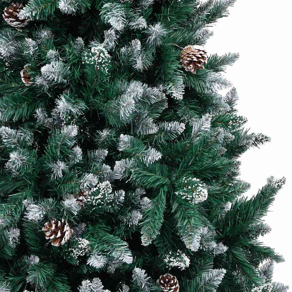 Artificial Christmas Tree with 300 LEDs with Stand Green 210 cm