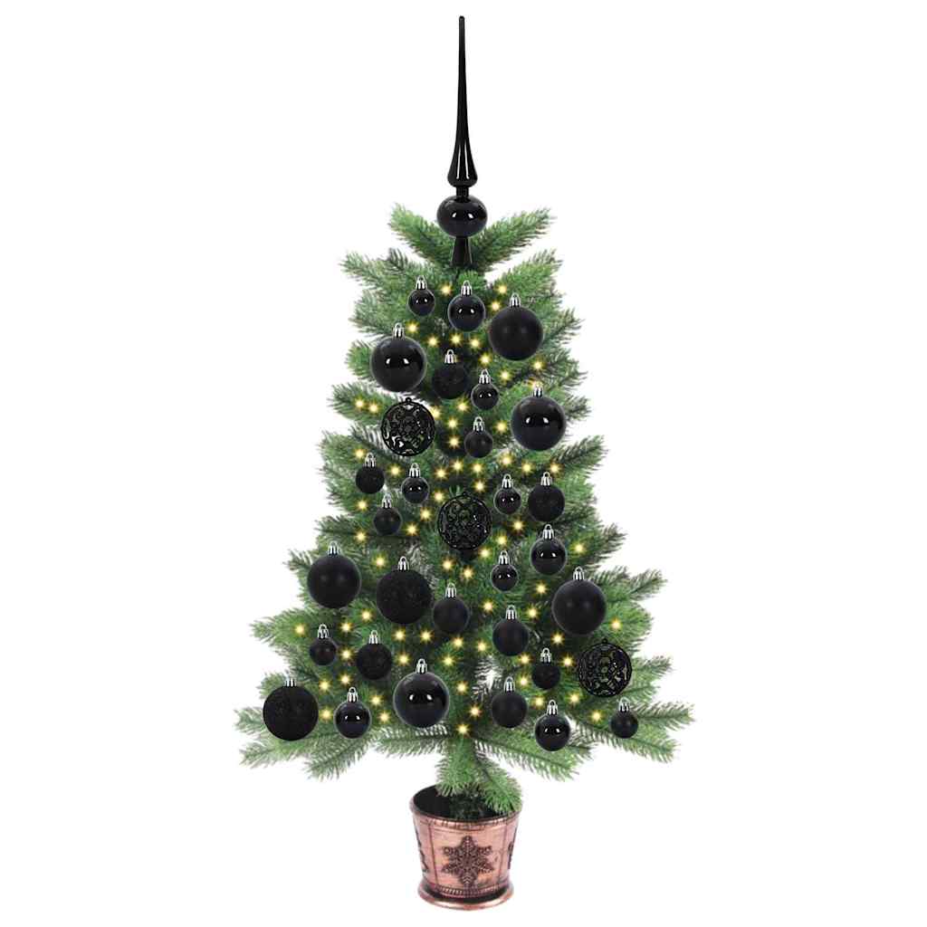 Christmas Tree with 150 LEDs with Stand Green 65 cm PE