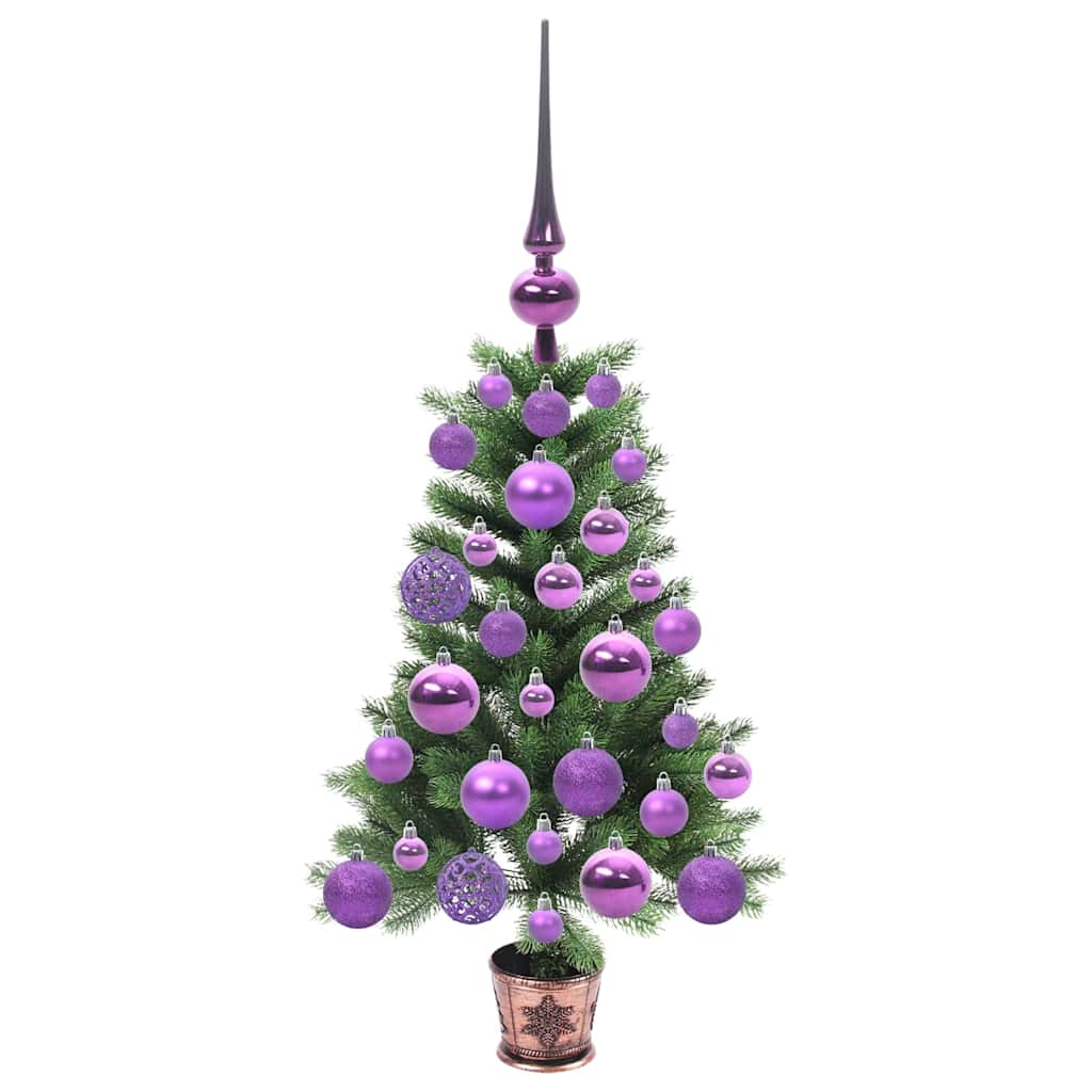 Christmas Tree with 150 LEDs with Stand Green 65 cm PE