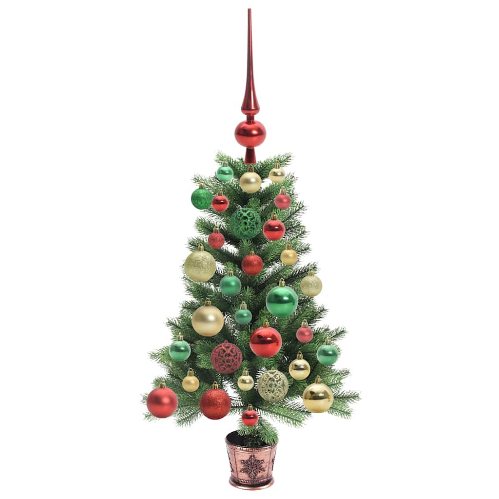 Christmas Tree with 150 LEDs with Stand Green 65 cm PE