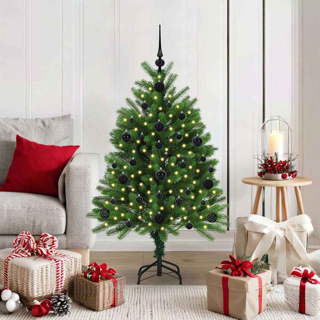 Christmas Tree with 150 LEDs with Stand Green 120 cm PE