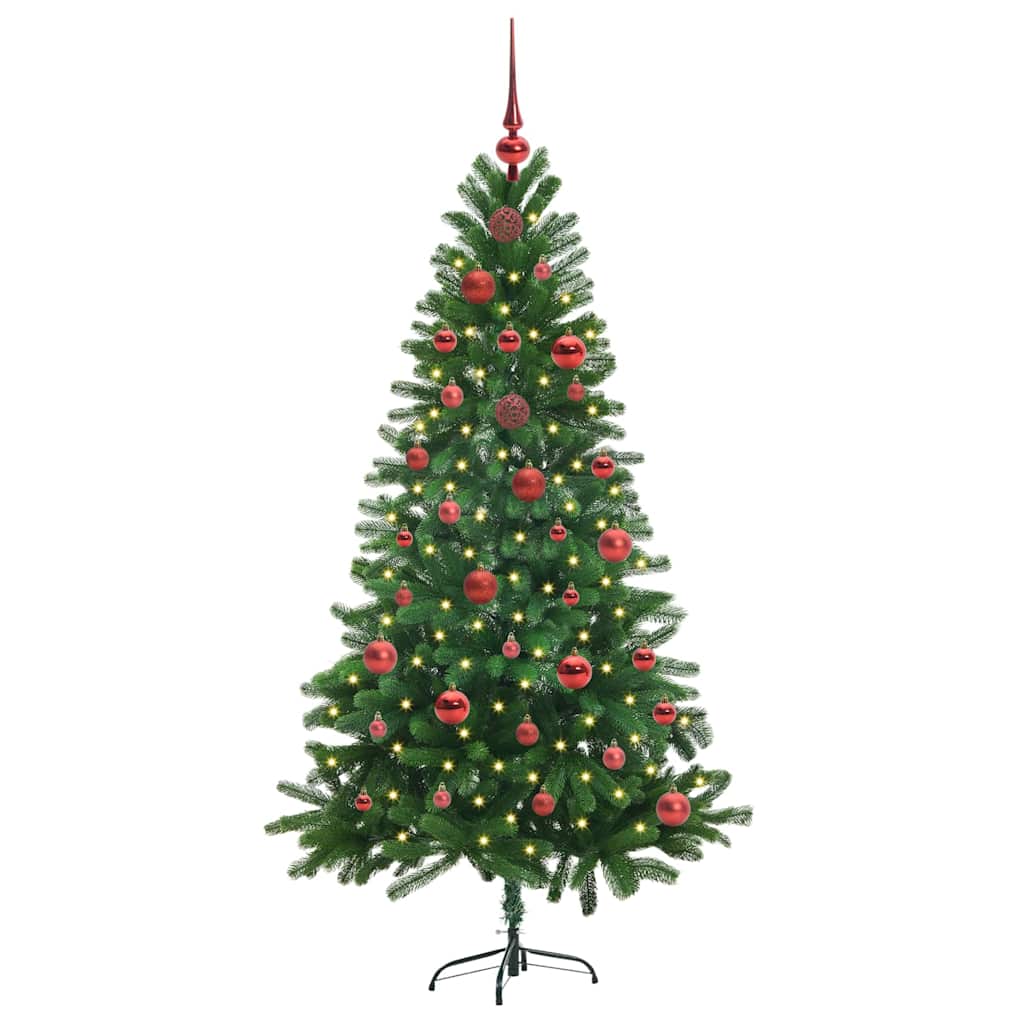 Christmas Tree with 150 LEDs with Stand Green 150 cm PE
