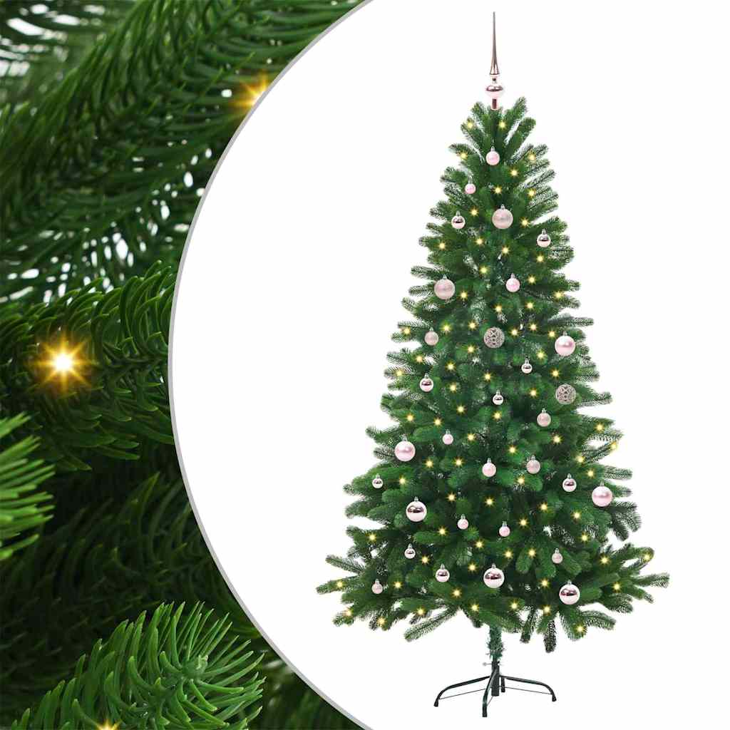 Christmas Tree with 150 LEDs with Stand Green 150 cm PE