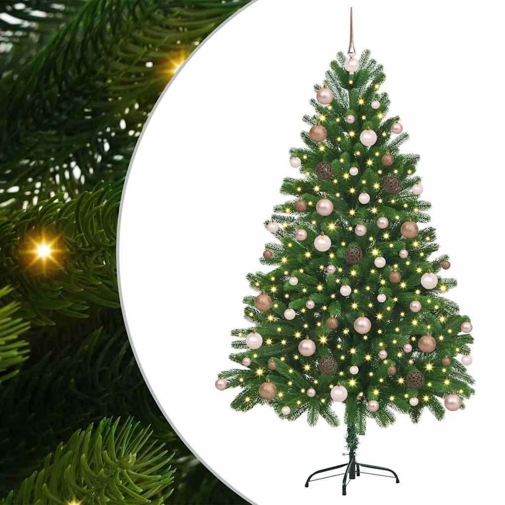Christmas Tree with 300 LEDs with Stand Green 180 cm PE